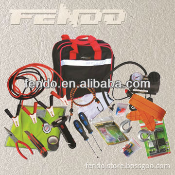 car emergency safety repair kits with warning triangle